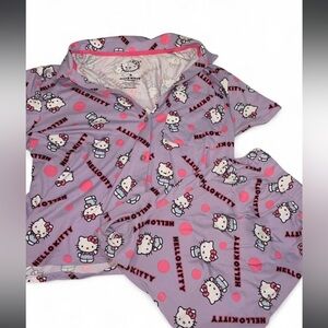Hello Kitty Lavender and Pink Pajama Set